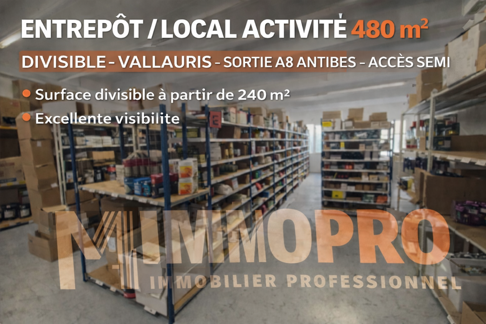 Image_1, Local d'activite, Vallauris, ref :995