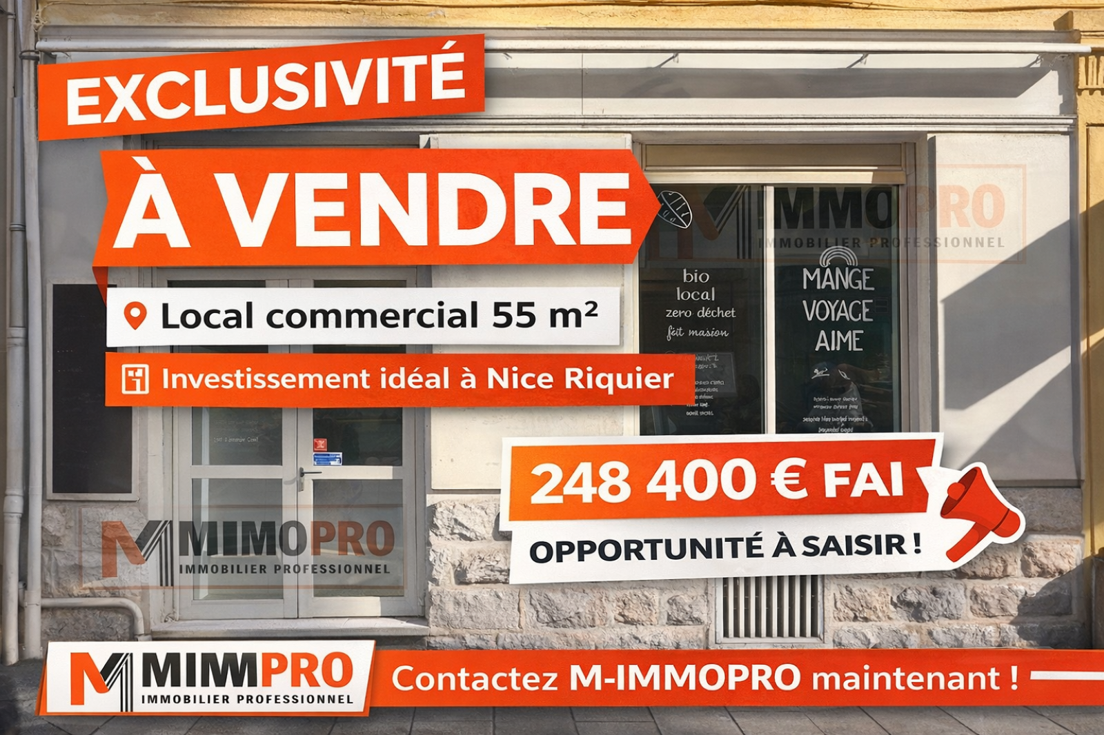 Image_1, Local commercial, Nice, ref :1038
