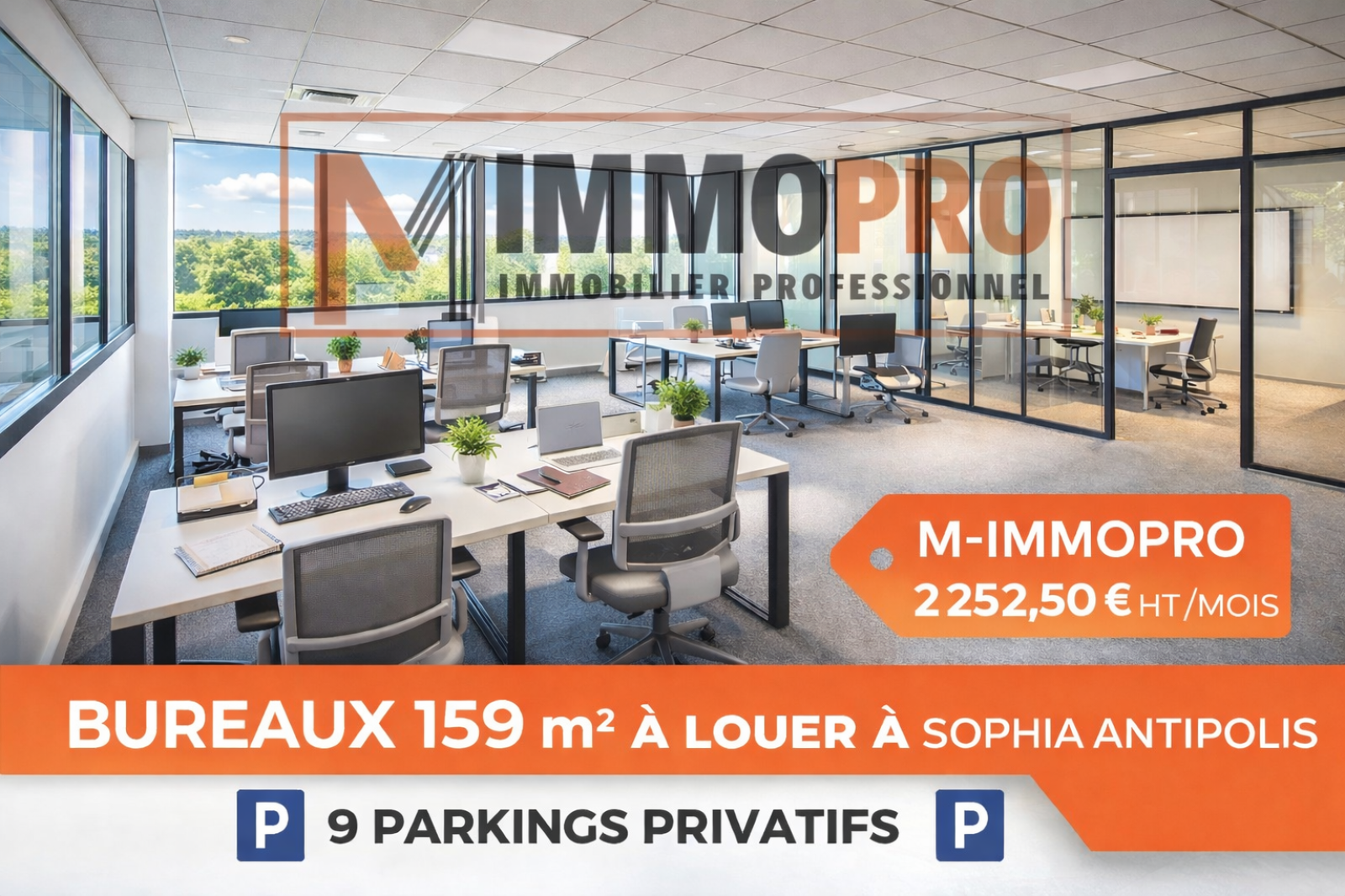 Image_1, Bureaux, Valbonne, ref :1035